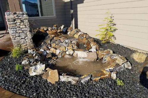 Smaller Water Features with Waterfall.